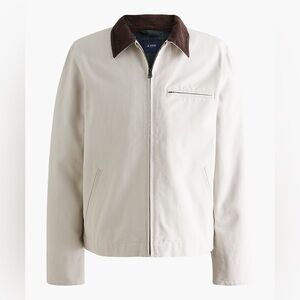 J. CREW Canvas work jacket in Stone Size S CM498